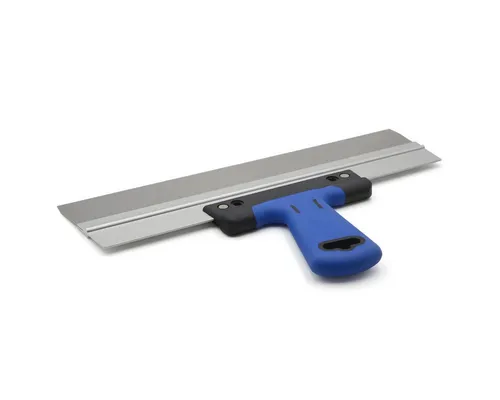DEWEPRO Flächenspachtel 350x50mm - Flächenspachtel mit Edelstahlblatt und ergonomischem 2K-Softgriff für maximalen Komfort, ideal für professionelle Spachtelarbeiten und große Flächen.