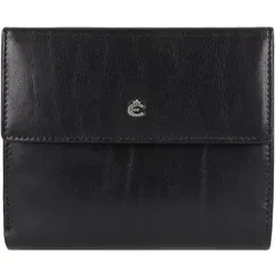 Esquire Toscana Geldbörse mit RFID Schutz - Hochwertige Leder-Geldbörse in Schwarz, 12 cm, schützt Ihre Karten vor unbefugtem Zugriff – ideal für Sicherheit und Stil.