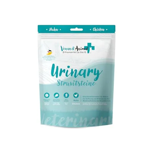 Venandi Animal Vet - Premium Trockenfutter für Katzen - Diät - Urinary - Struvitsteine - Huhn, 1er Pack (1 x 0,3kg), getreidefrei