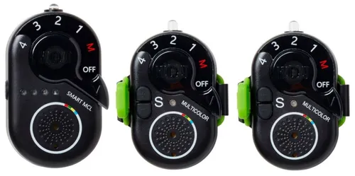 MADCAT Smart Alarm MCL Set 2+1 Multicolor Wels - Bissanzeiger für Süßwasserangeln, mit LED Licht in mehrfarbigen Varianten für optimale Sichtbarkeit beim Welsangeln.