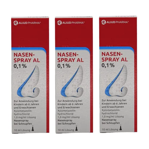 Nasenspray AL 0,1 % 3 x 10ml Sparpack