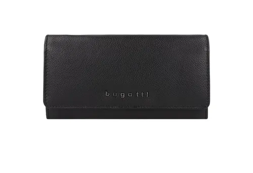 bugatti Bella Überschlag-Damenbörse mit RFID-Schutz - Damen-Geldbörse aus echtem Rindleder, 18 Kartenfächer und RFID-Schutz bieten maximale Datensicherheit und viel Platz für Ihre Essentials.