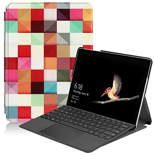 imoshion Tablet Hülle - Passend für Microsoft Surface Go 2, Microsoft Surface Go 3, Microsoft Surface Go 4 - Design Trifold Klapphülle