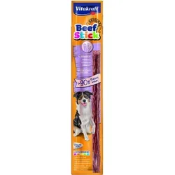 Vitakraft Beef Stick Original plus Mineral - 50 x 12g - Hunde-Trockenfutter mit 95% Fleischanteil, ideal zum Verwöhnen und Belohnen. Die frischeversiegelte Packung macht ihn perfekt für unterwegs.