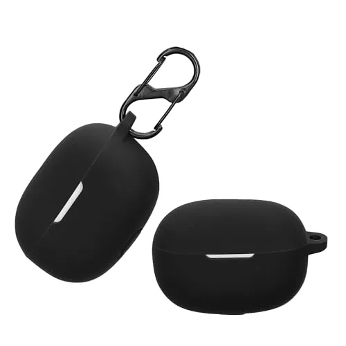 kwmobile Hülle kompatibel mit Xiaomi Redmi Buds 5 Pro Hülle - Kopfhörer Case - TPU Silikon Cover - Schutzhülle in Schwarz