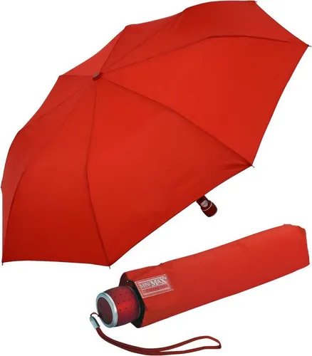 Impliva Taschenregenschirm miniMAX® mit Auf-Automatik windsicher uni, der zuverlässige Begleiter