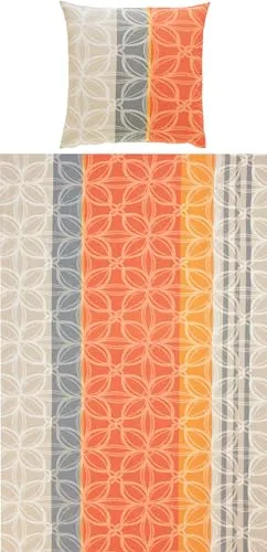 Erwin Müller Bettwäsche Seersucker 100% Baumwolle - bügelfrei mit Reißverschluss - Bettwäsche-Sets aus 100% Baumwolle, temperaturausgleichend und pflegeleicht. Genießen Sie den luftigen Komfort der feinfädigen Seersucker-Qualität mit modernem Design!