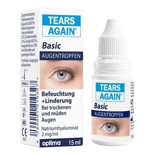 Tears Again Basic Augentropfen 15 ML