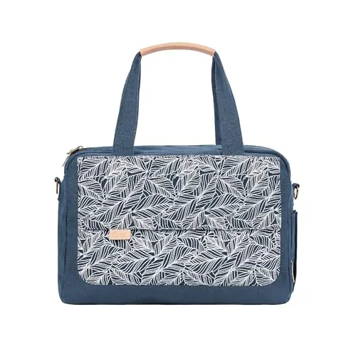Babymoov Wickeltasche Day to Day Bag Palm - Wickeltasche mit 23 Litern Volumen, inklusive abnehmbarer Extratasche und Wickelunterlage – ideal für unterwegs und umweltfreundlich!
