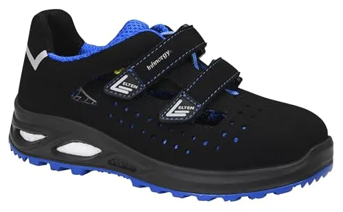 Damen-Sicherheitssandale IMPULSE Lady XXTL blue Easy 741301 - Arbeits- & Schutzkleidung, ESD S1P zertifiziert mit gepolsterter Lasche und metallfreiem Durchtrittschutz für maximalen Komfort und Sicherheit.