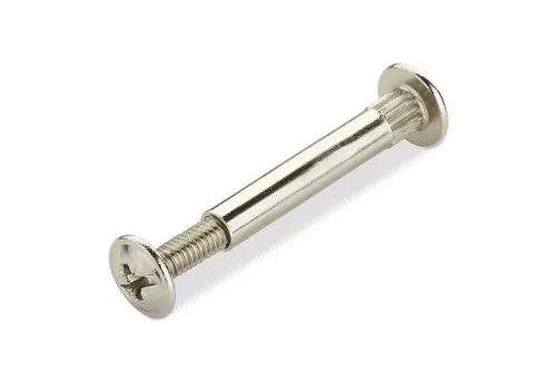 SOTECH Möbelschrauben CONNECT Ø 5 mm - M4 Gewinde, 50 Stück - Hochwertige SOTECH Möbel Verbindungsschrauben für stabile Verbindungen von Holzplatten und Möbeln. Mit verzinktem Stahl und Zahnkranz für sicheren Halt. Ideal für Schrank- und Regalbau.