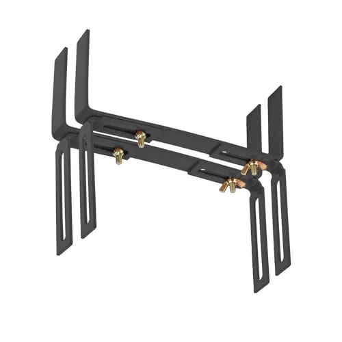 BigDean Blumenkastenhalter Standard H-Form Kasten Halter Balkonkastenhalter, bis 20 kg belastbar, Werkzeugfrei Verstellbar, Set, 1-St., Kastenhalter H-Form, Blumenkastenhalter H-Form, Brüstungen, Mauer oder Geländer