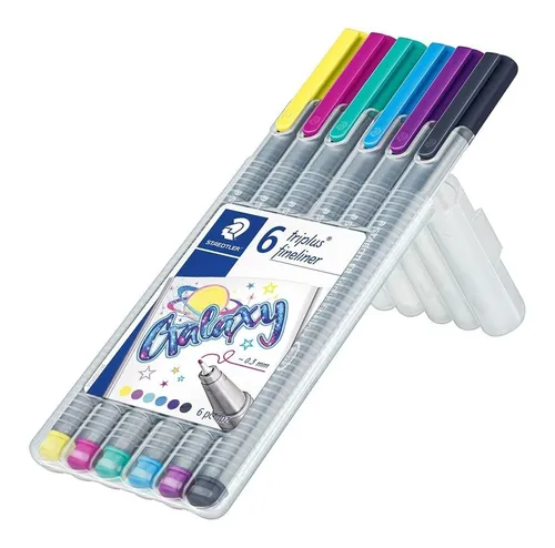 Triplus Galaxy dünner Stift 6 Farben STAEDTLER