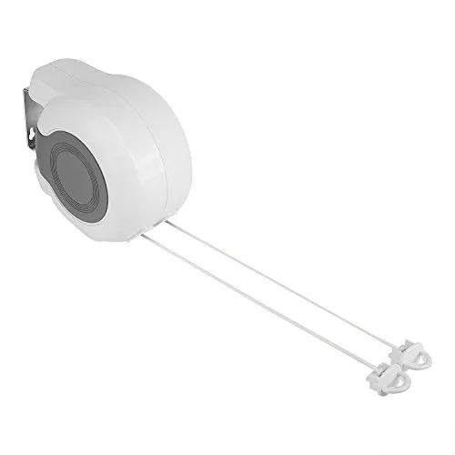 Ausla Wäscheleine Ausziehbar, Einziehbare Wäscheleine, Retractable Clothesline, Platzsparender Tragbare Wandmontage Retractable Wäscheleine