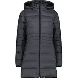 CMP Damen Hoodie Parka, graffite Mel., 46 - Outdoor Daunenjacke für Damen, warm und stylisch, ideal für kalte Tage und vielseitige Einsatzmöglichkeiten.
