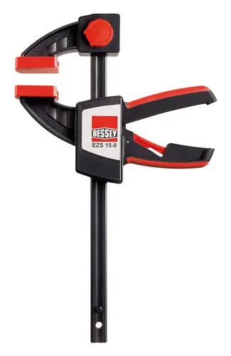 Bessey Einhand-Zwinge EZS 300 x 80 mm - EZS30-8 - Praktische Einhand-Zwinge für schnelles und sicheres Spannen, ideal für Holzarbeiten und DIY-Projekte.