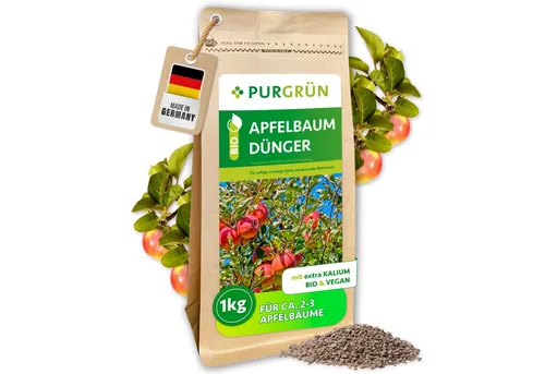 Purgrün Bio Apfelbaum Dünger, NPK 6+3+8 von Purgrün