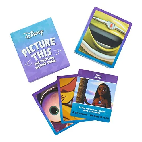 Paladone Disney This Trivia Game with 70 Picture Cards von Disney