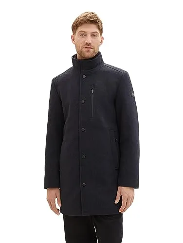 TOM TAILOR Herren 2-in-1 Wollmantel mit Innenjacke von Tom Tailor