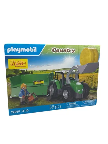 Produktbild Playmobil 72010 Traktor mit Anhänger – Netto Sonderedition