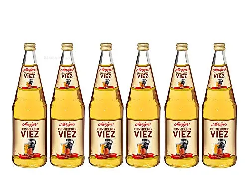Merziger Feinherber 6x Viez Apfelwein 6x 1l (5,4% Vol) inkl. Pfand MEHRWEG- [Enthält Sulfite]