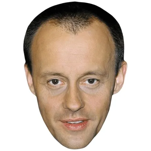 Friedrich Merz (Stubble) Maske aus Karton von Celebrity Cutouts