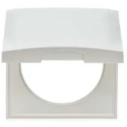 Berker 918282509 Rahmen 1-fach mit Klappdeckel, Integro Flow/Pure, polarweiß glänzend