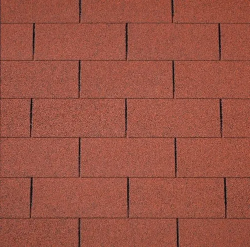 Easy Rechteck Bitumen-Dachschindeln ziegelrot