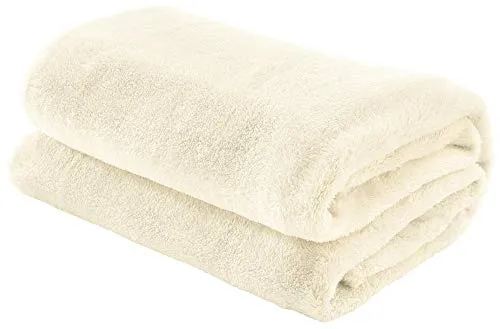 Erwin Müller Teddy-Fleece-Wohndecke Salerno in weiß von Erwin Müller