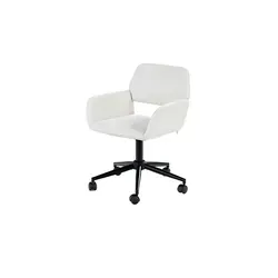 Bürodrehstuhl , weiß , Maße (cm): B: 57,5 H: 84,5