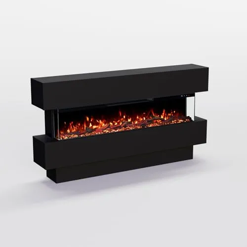GLOW FIRE Elektrokamin Cobalt mit 3D LED-Feuer