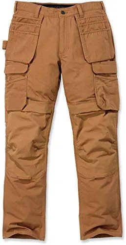 Carhartt® Herren-Arbeitshose Relaxed Fit 103337 - carhartt® brown - W36/L28 - Arbeits- & Schutzkleidung mit Rugged Flex® für optimale Bewegungsfreiheit und zahlreichen Taschen für Werkzeuge. Strapazierfähig und langlebig, ideal für harte Arbeit.