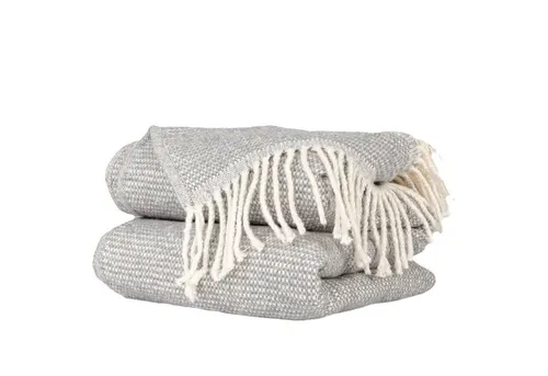 ANRO Plaid Emma Kuscheldecke 130x160cm - Hochwertige Wendedecke in Grau, kuschelig-weich und ideal für gemütliche Abende. Pflegeleicht und strapazierfähig, perfekt für Zuhause oder unterwegs.