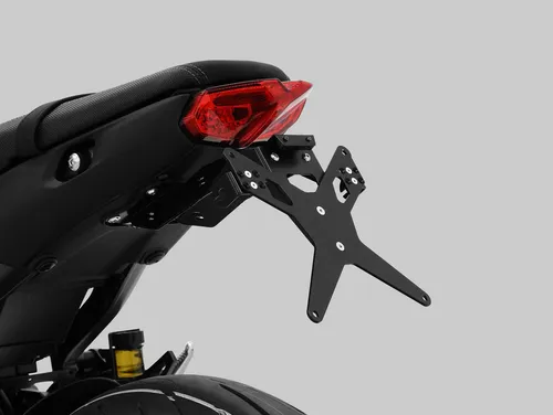 ZIEGER Kennzeichenhalter X-Line für Yamaha MT-09 – Schwarz - Reiten – Robuster Kennzeichenhalter in elegantem Schwarz, inklusive Montagematerial für einfache Installation.