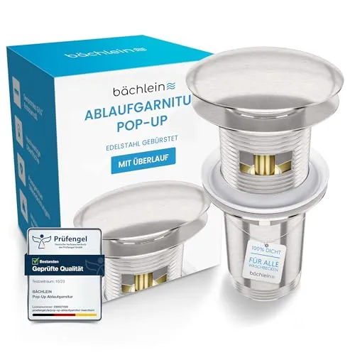 Bächlein Ablaufgarnitur Pop Up von BäderBoutique