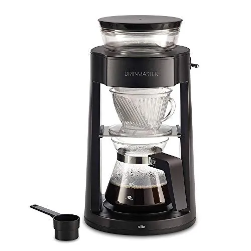 Cilio Kaffee-Filterstation DRIP-MASTER-KP0000343007 - Schwarz - Haushaltsgroßgeräte mit perfekter Funktionalität, die den Brühprozess automatisch steuert und einfach zu bedienen ist.