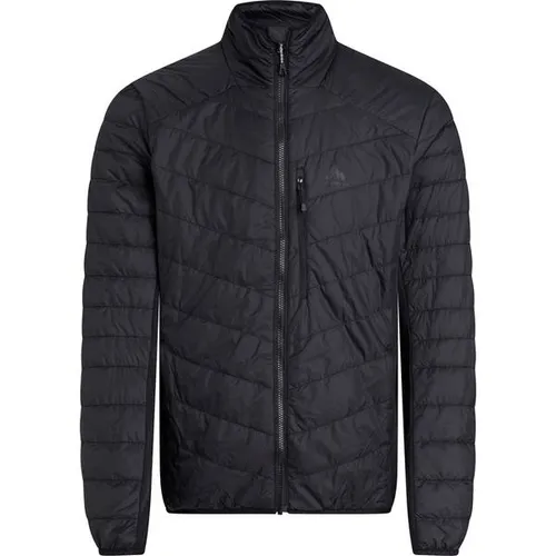 McKINLEY Funktionsjacke Sansa II HYB JKT M BLACK NIGHT - Wasserdichte Funktionsjacke aus 100% Polyamid mit Stretch-Einsätzen für optimale Bewegungsfreiheit. Ideal für Outdoor-Aktivitäten und den täglichen Gebrauch.