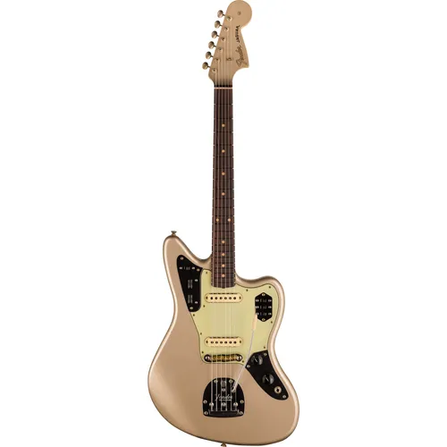 Fender 1964 Jaguar Journeyman Relic Faded Aged Shoreline Gold E Gitarre