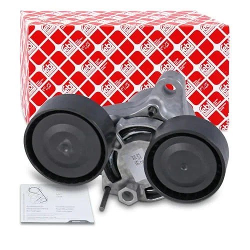 Febi Bilstein Riemenspanner 37552 - Hochwertiger Keilrippenriemen - Autoteile, langlebig und sorgt für eine optimale Riemenspannung, um Motorgeräusche zu minimieren und die Lebensdauer des Riemens zu verlängern.