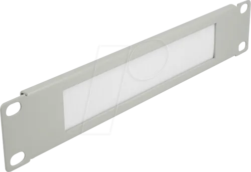 DELOCK 66531 - 10'' Kabelmanagement Bürstenleiste, 1 HE, grau