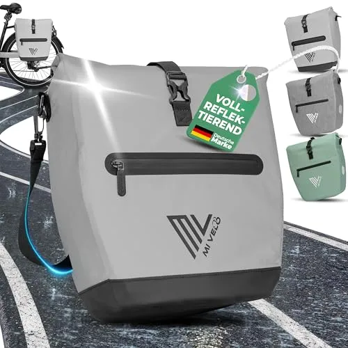 MiVelo 2in1 Fahrradtasche Gepäckträger 20L 