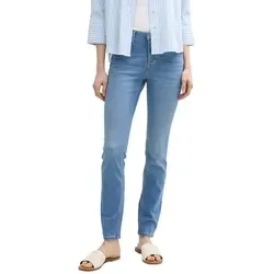 TOM TAILOR Skinny Fit Jeans ALEXA - Bleached Denim in Bio Baumwolle - Jeans in Skinny Fit aus nachhaltiger Bio Baumwolle, perfekt für jeden Anlass. Bequem und stylisch mit mittlerer Taillenhöhe und 5-Pocket-Style.