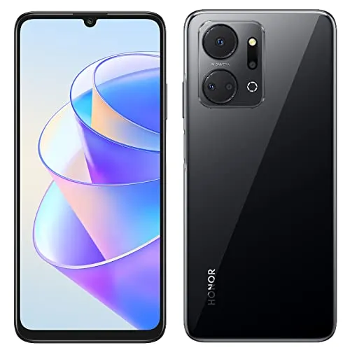 HONOR X7a Smartphone 4GB +128GB, 6,74'' 90Hz Fullview Display, 50MP Quad Kamera, Handy Android 12, 5330 mAh - Schwarz