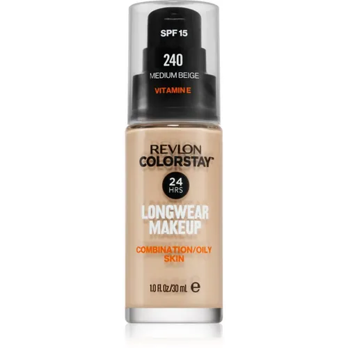 Revlon Cosmetics ColorStay™ SPF 15 langanhaltendes mattierendes Make up für fettige und Mischhaut Farbton 240 Medium Beige 30 ml