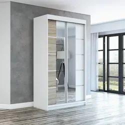 Schwebetürenschrank ERA 120 cm mit Spiegel