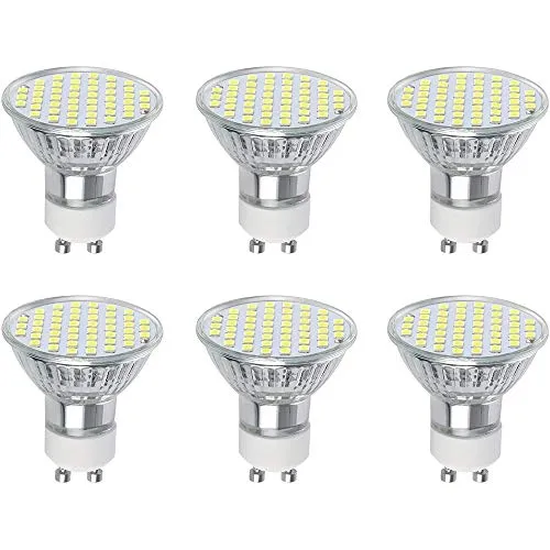 Vicloon GU10 LED Lampe, 6er-Pack, 3W, 300 Lumen, 6500 Kelvin, AC220-240V, Weißes Licht, Ersetzt 30W Halogenlampen, 120° Strahlwinkel, Nicht Dimmbar
