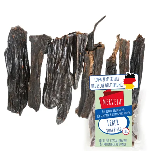 Pferdeleber, Leber vom Pferd für hypoallergene alte Hunde, 100% Pferd - 1 kg