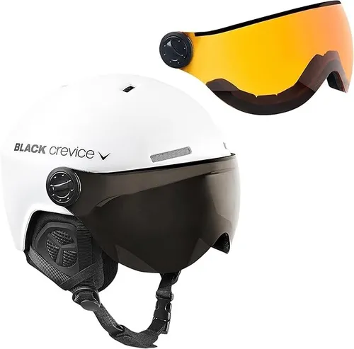 Ski- & Snowboardhelme Weiß von Black Crevice