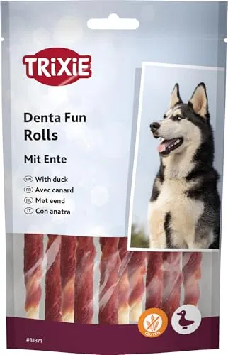 TRIXIE Denta Fun Rolls mit Ente