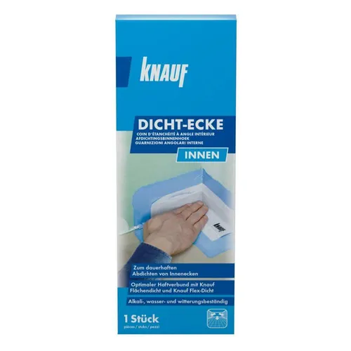 Abdichtug Badabdichtung Knauf Dichtecke innen Duschecken wasserdichte Dichtung